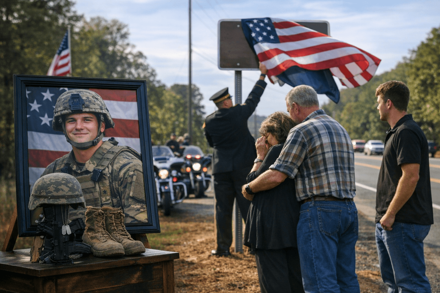 Forsyth County to Dedicate Memorial Road for Fallen Spc. Zachary Steele
