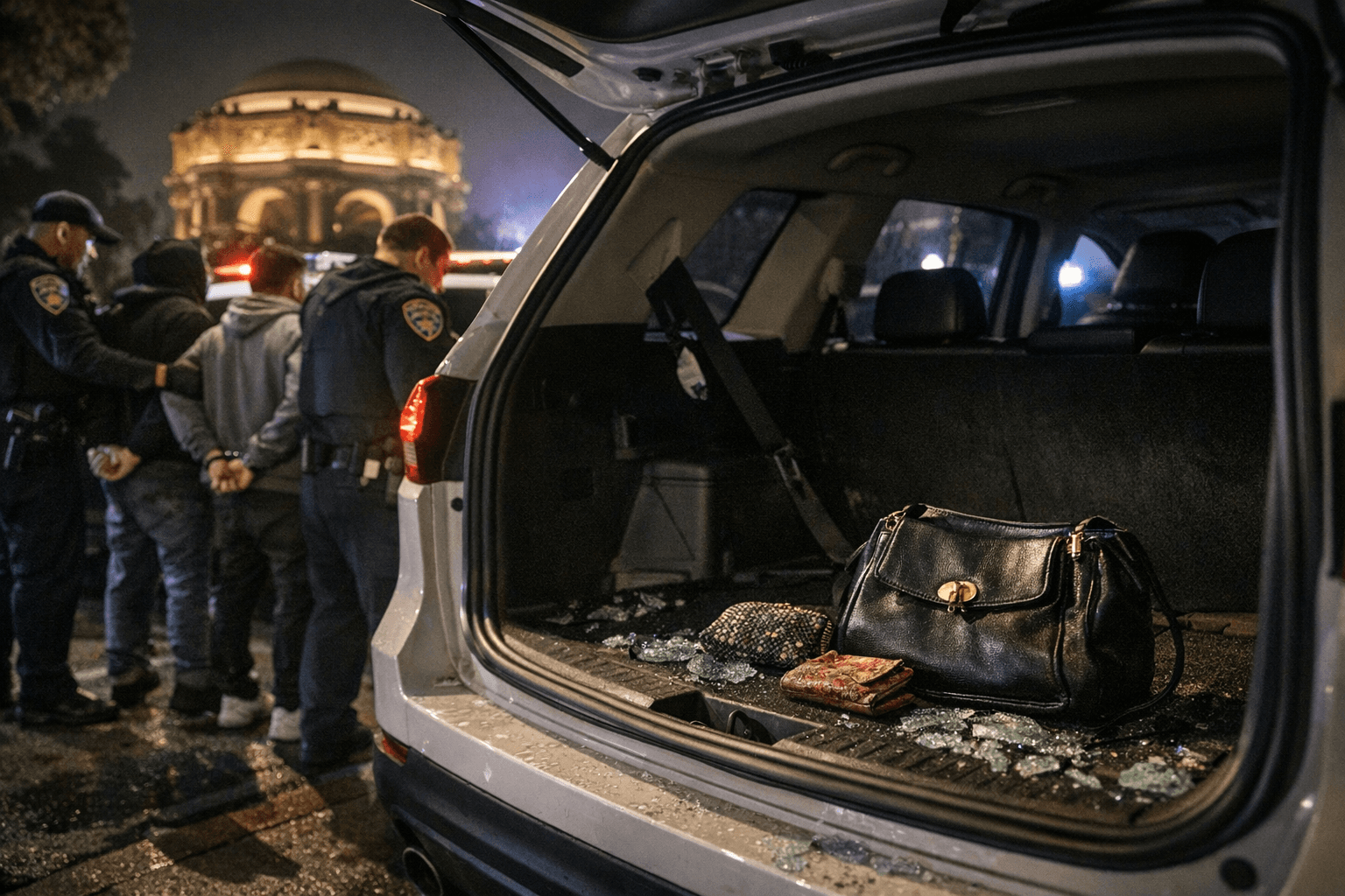 SF Police Arrest Four Suspects Linked to Robberies and Auto Burglaries