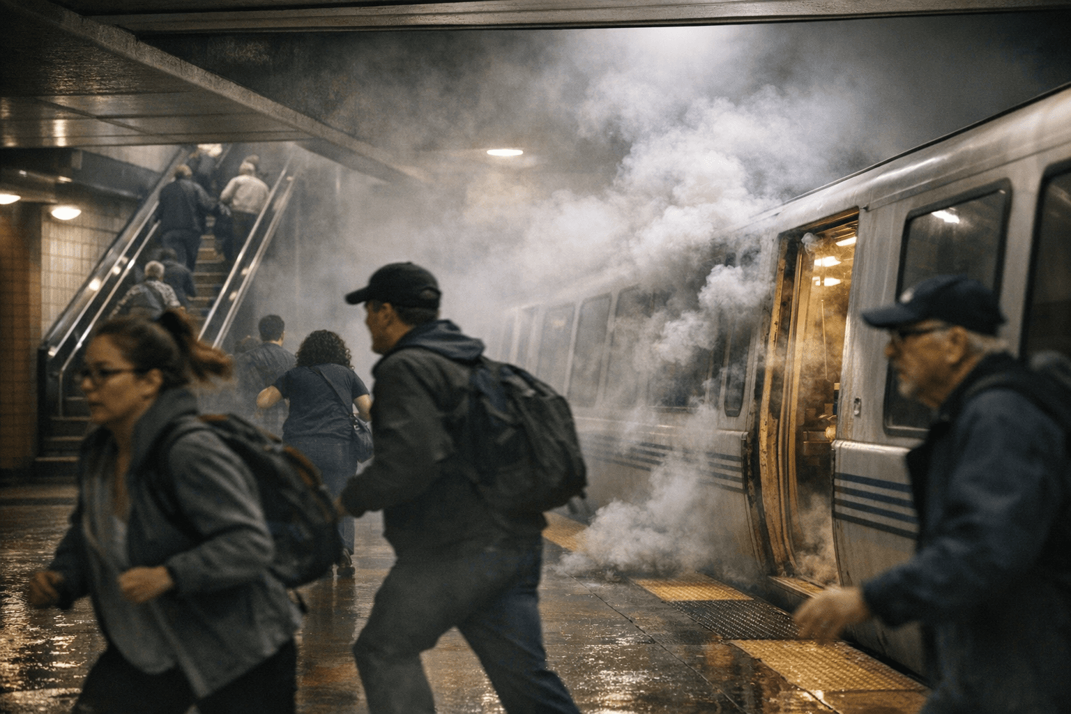 Smoking BART Train at Embarcadero Triggers Evacuation, Delays Sunday Evening