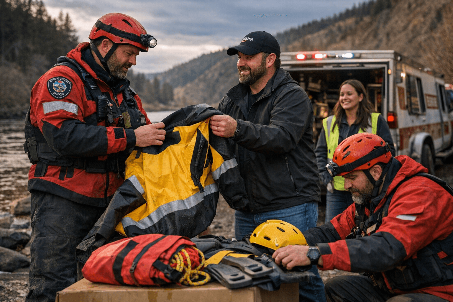 Amazon La Grande Donates $3,000 in Rescue Gear to Union County SAR