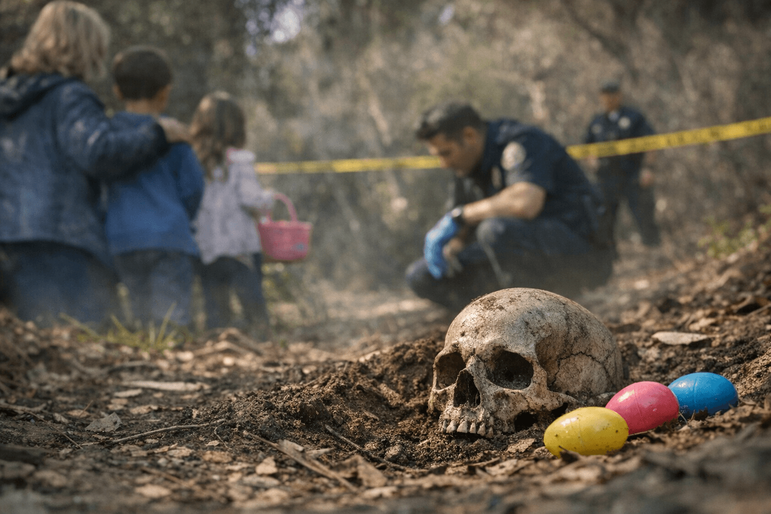 Human Skull Found by Family During Easter Egg Hunt in Long Beach Park