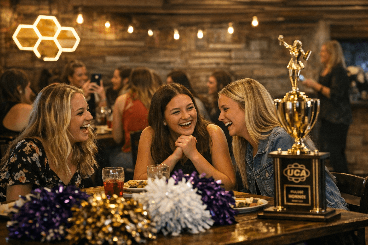 OCHS Varsity Cheer Team Celebrates Season With Banquet at Local Honey