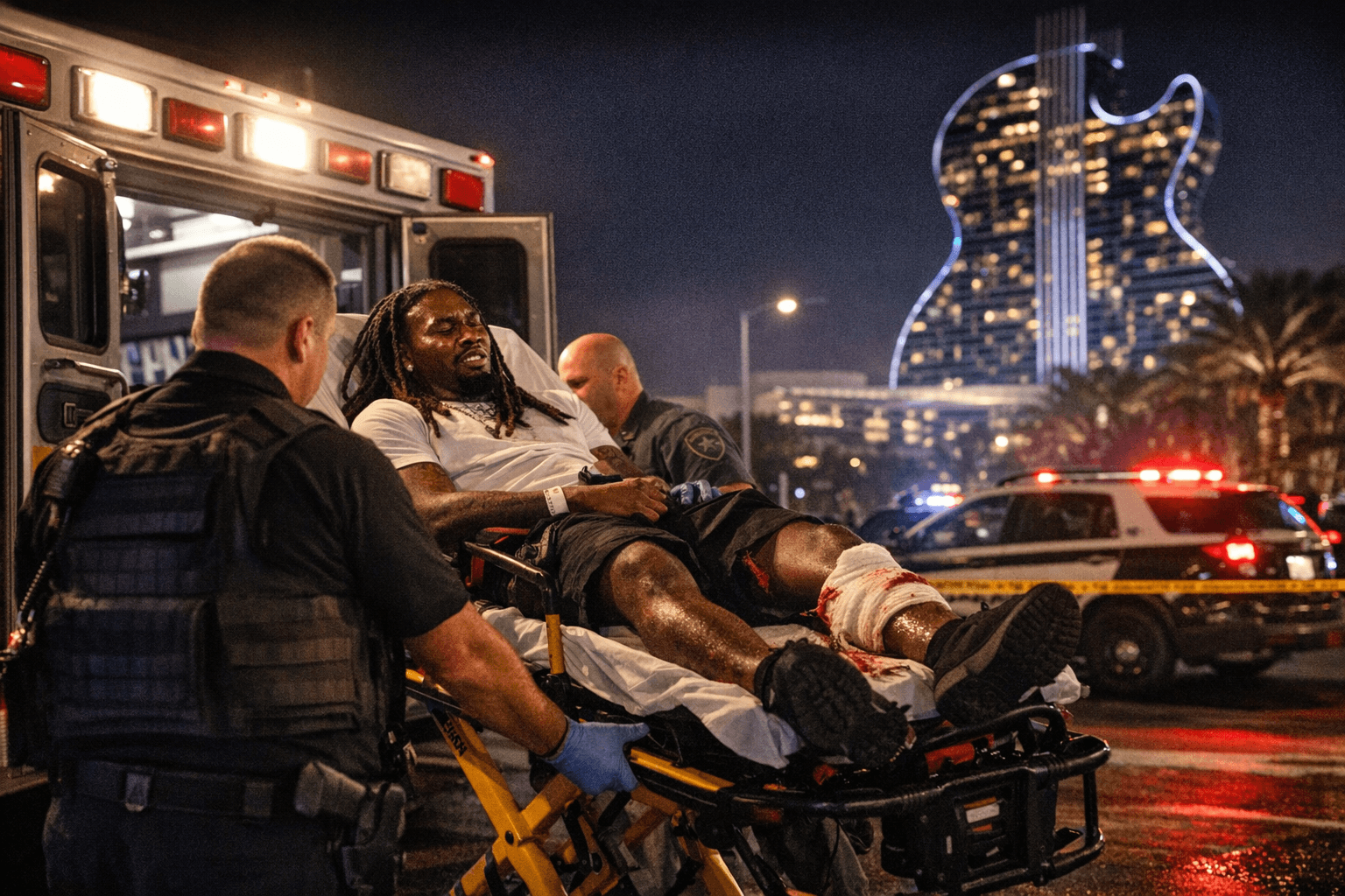 Rapper Offset Shot in Leg Near Florida Hard Rock Casino