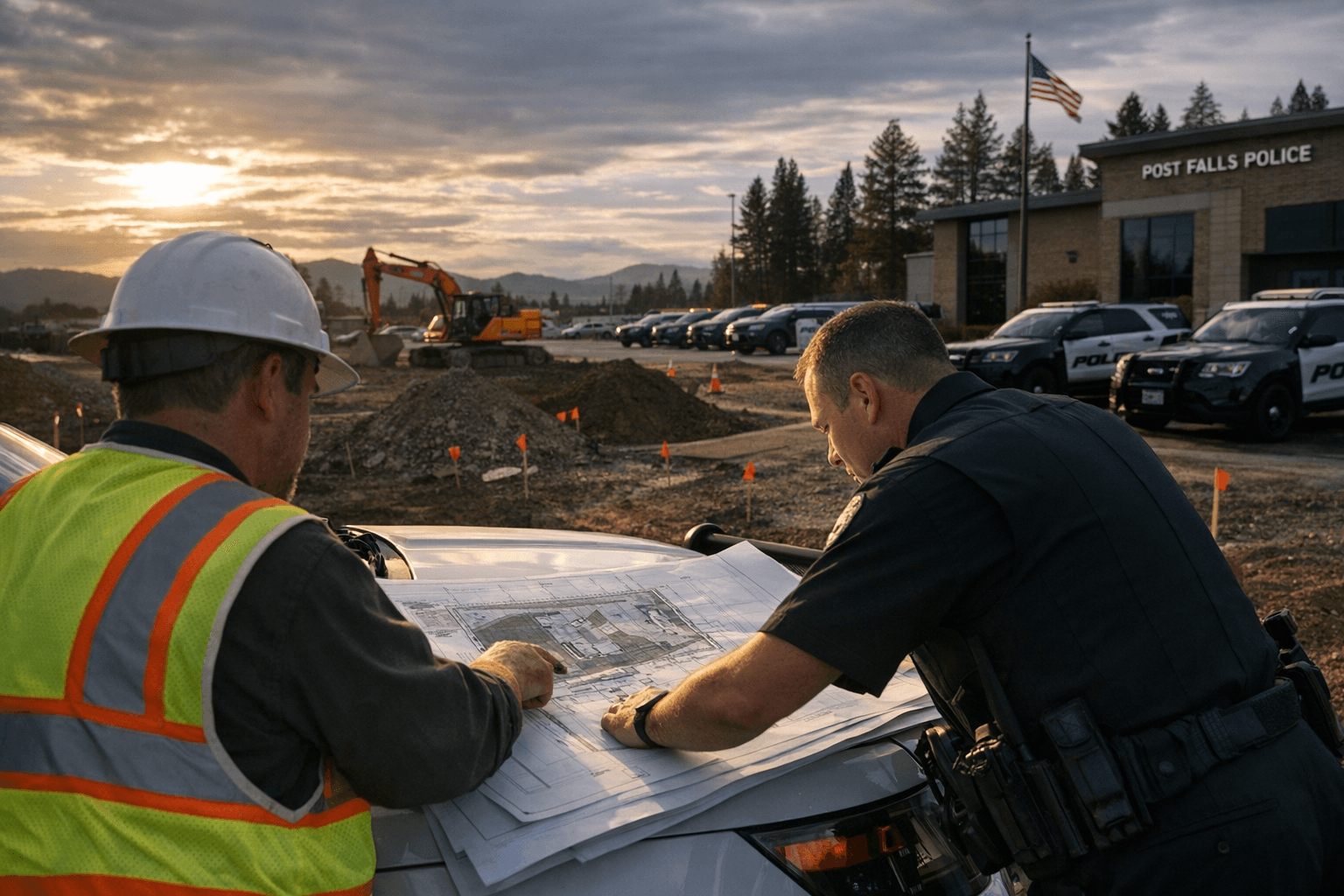 Post Falls Police Department Parking Lot Expansion Bids Open April 7