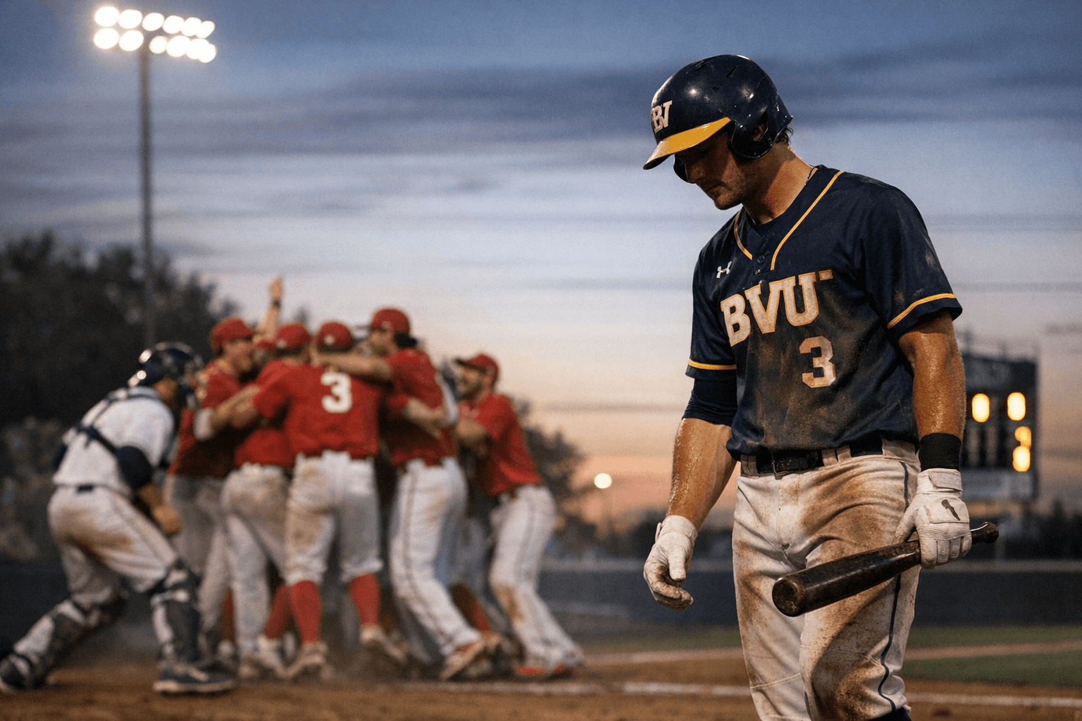 BVU Baseball Falls 8-5 to Central as Sobeck Extends Hit Streak