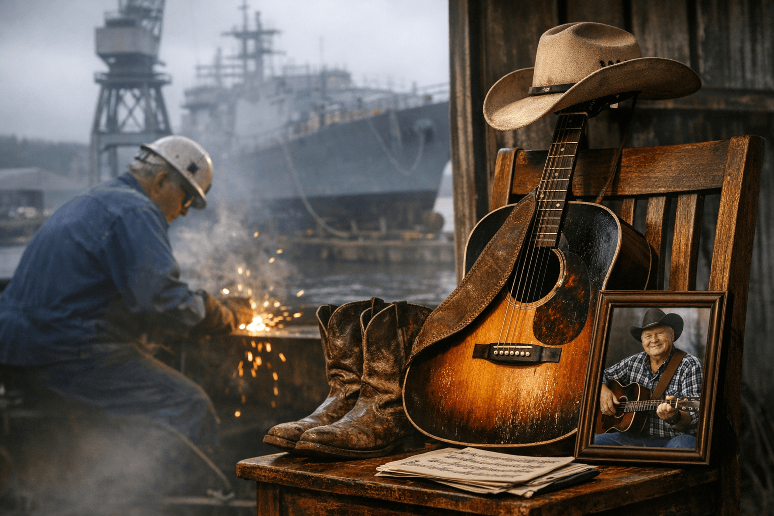 Robert F. Barter, Bath Iron Works Employee and Country Guitarist, Dies at 83
