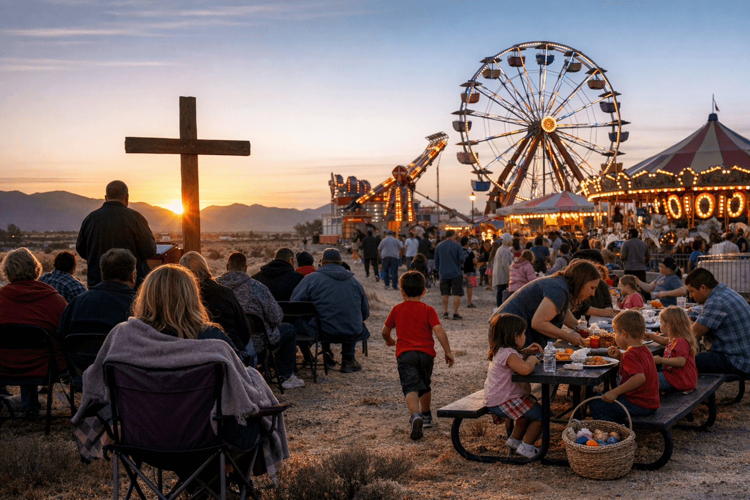 Pahrump Easter Weekend Brings Sunrise Services, Free Picnic, Carnival Fun