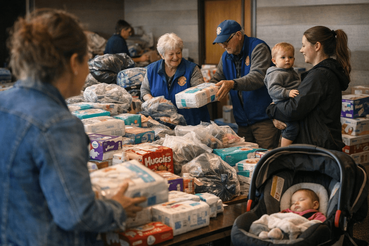 Salem Rotary Clubs Host Baby Shower Drive to Aid Families in Need