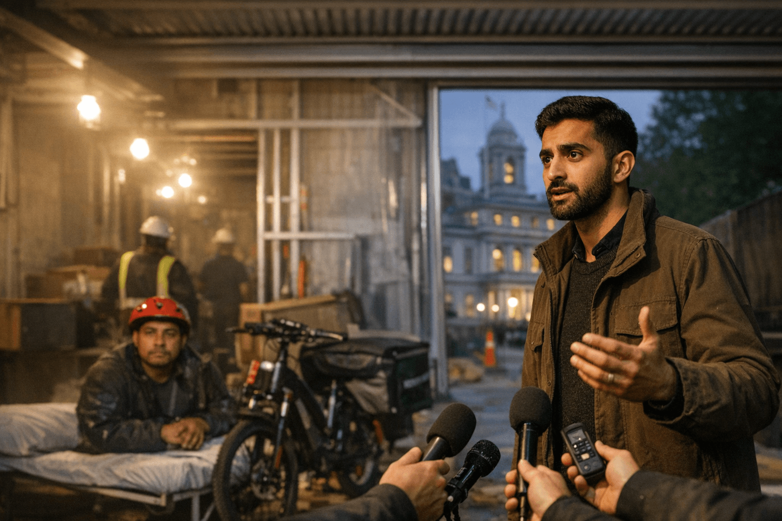 Mamdani Pushes to Open Delivery Worker Shelter Within His First 100 Days