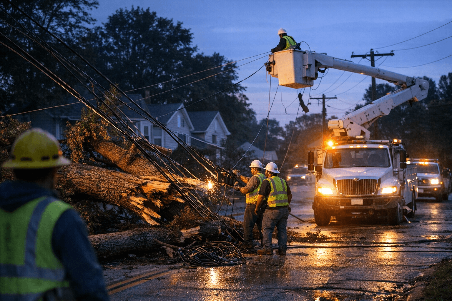 Fallen Tree Knocks Out Power for 222 Tell City Customers, Now Restored
