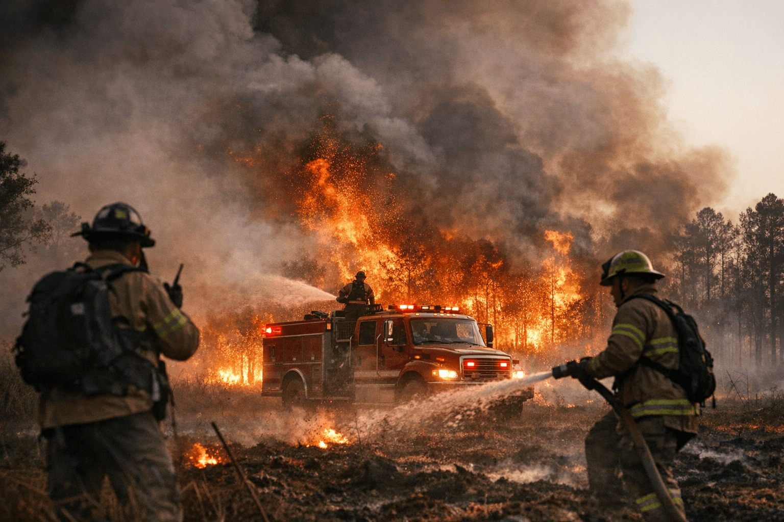 Satellite Imagery Detects Fire in Barnwell County on April 2