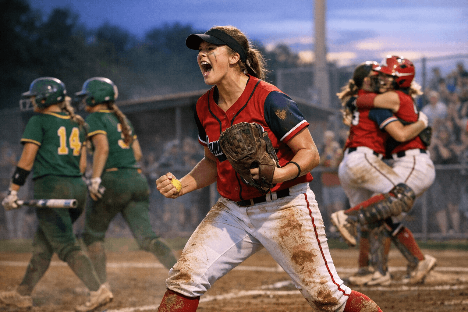 Commodores Defeat Floyd Central 11-9 in High-Scoring Softball Thriller