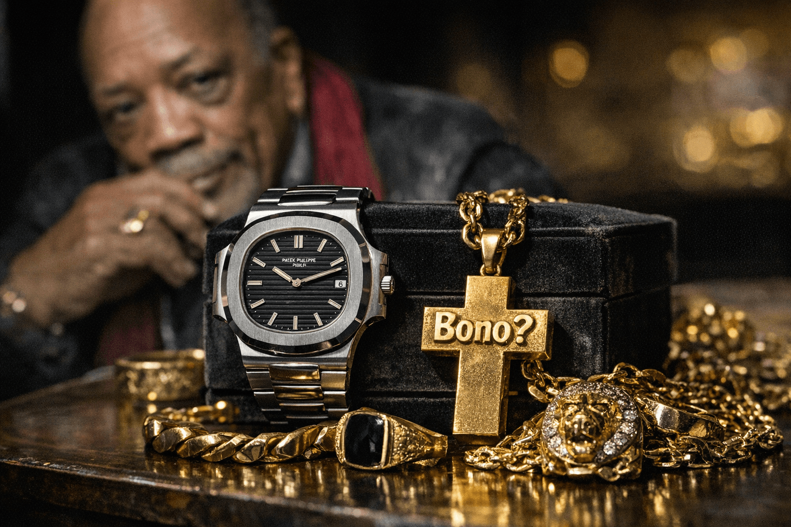 Christie's Geneva to Sell Quincy Jones' Gold Jewelry and Patek Philippe Watch