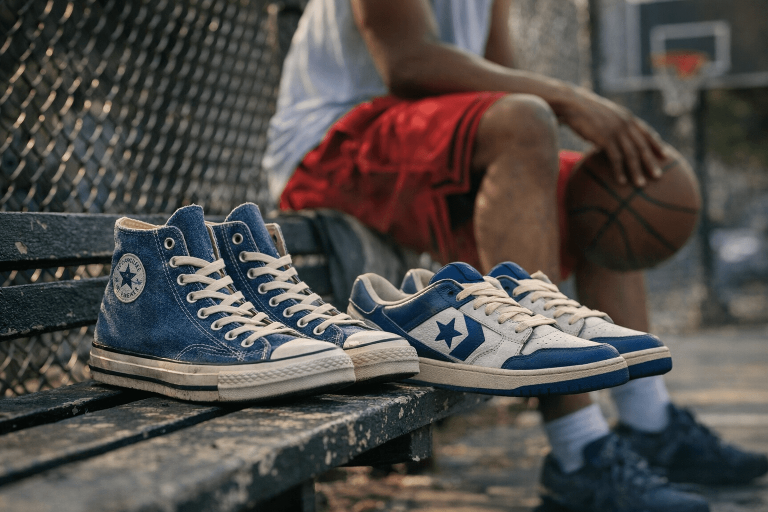 Eric Emanuel and Converse Drop Denim Chuck 70 and Revived Weapon Ox