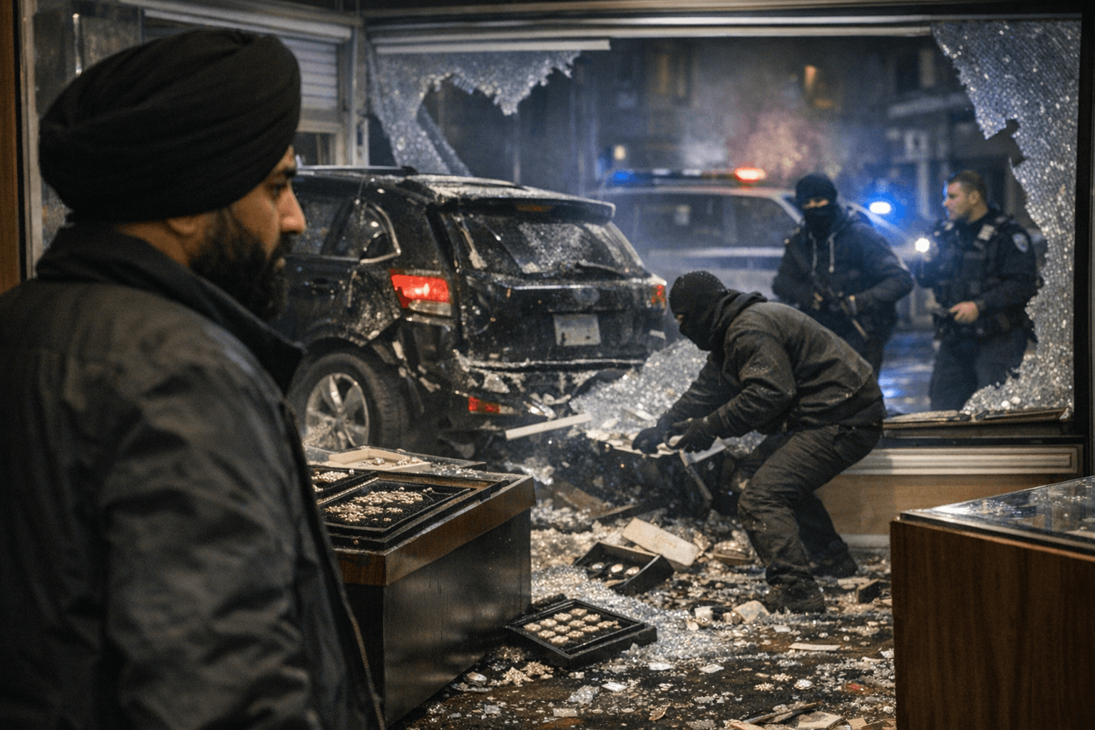 Montreal's Famous Jewellers Hit by Brazen SUV Smash-and-Grab Robbery