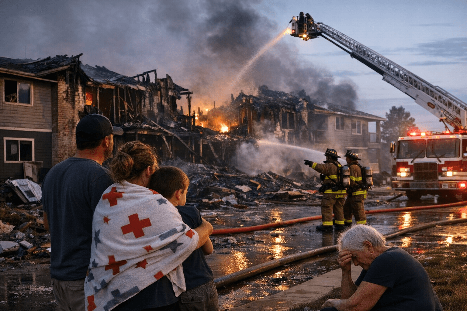 Guymon Apartment Fire Destroys 16 Units, Displaces 40 Residents
