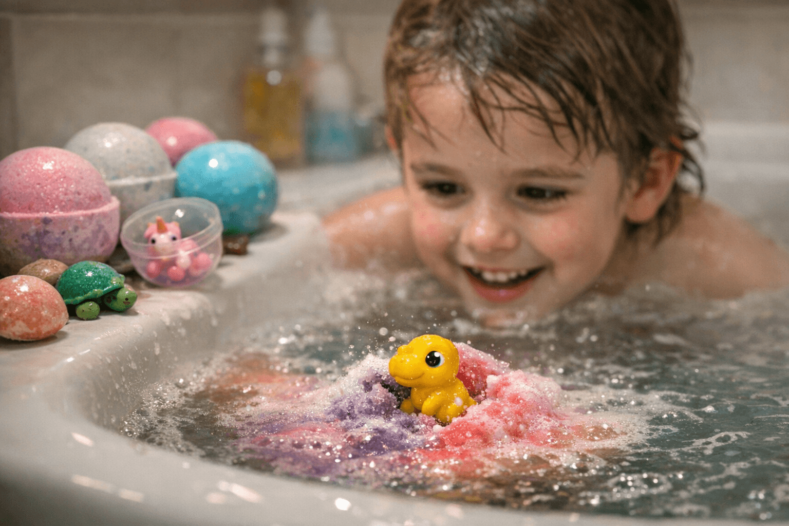 Top Kids Bath Bomb Sets in Canada Combine Surprise Toys, Safe Ingredients