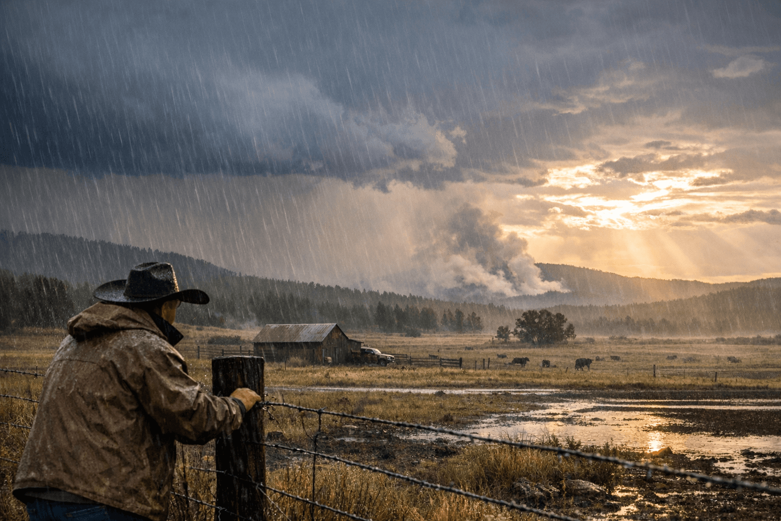 Showers Linger Over Apache County Before Warmer, Drier Days Ahead
