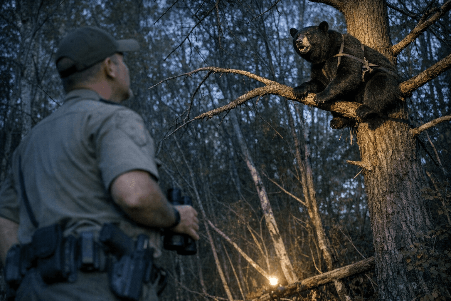 Game and Fish Warden Reports Rare Black Bear Encounter in State