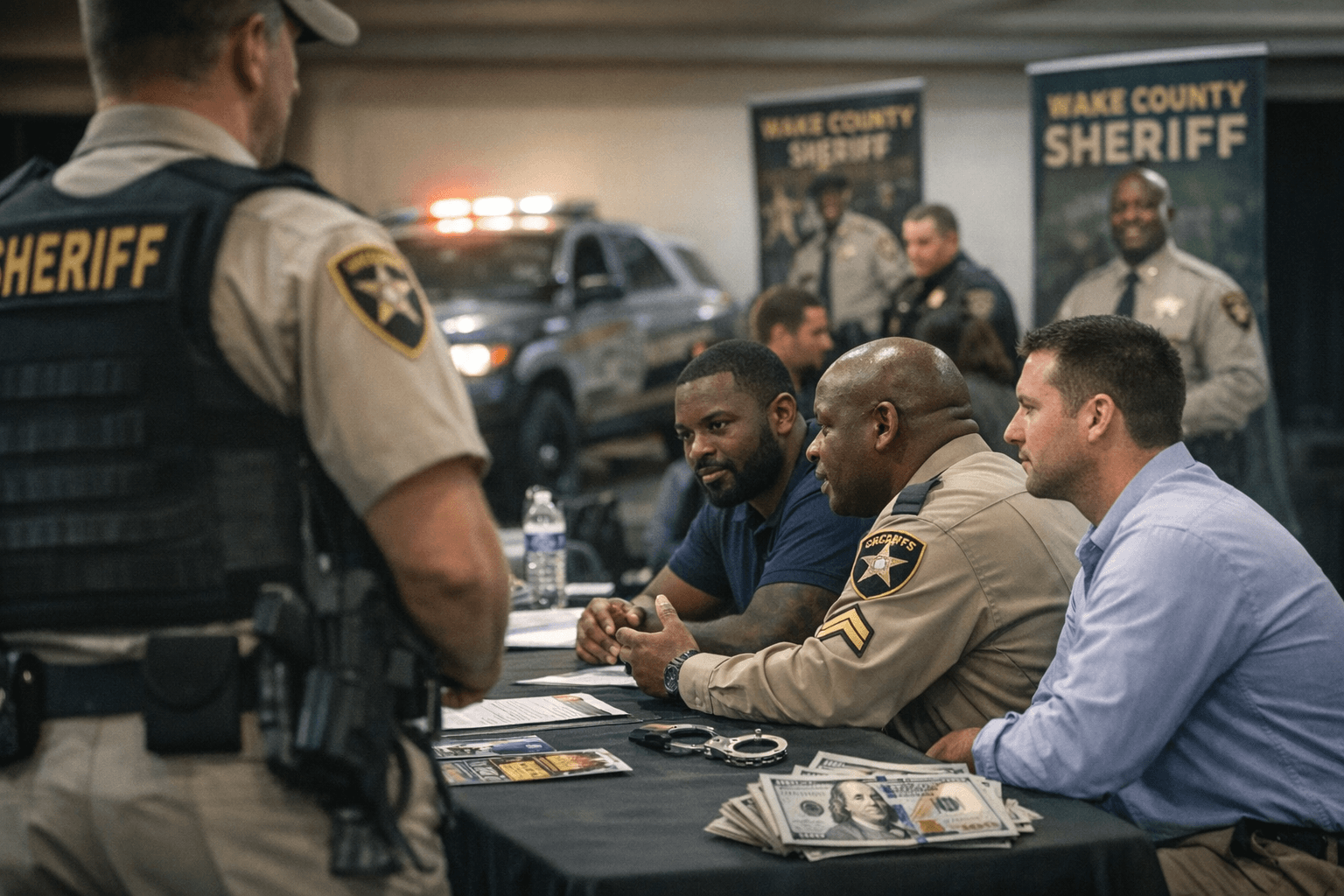 Wake County Sheriff's Office Hosts Hiring Event, Offers Deputies $5,000 Bonus