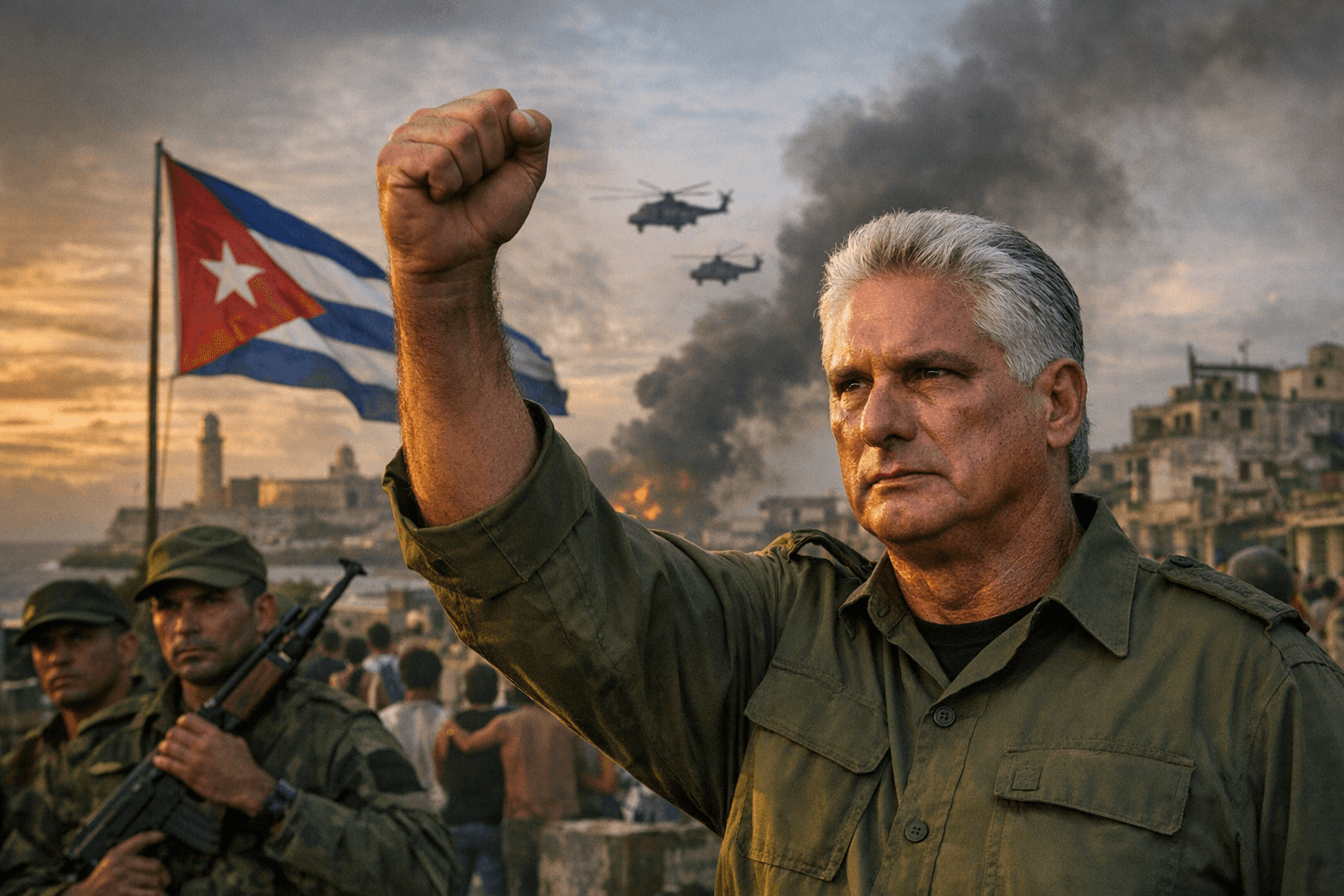 Díaz-Canel Warns Cuba Will Fight Back Against Any US Military Action