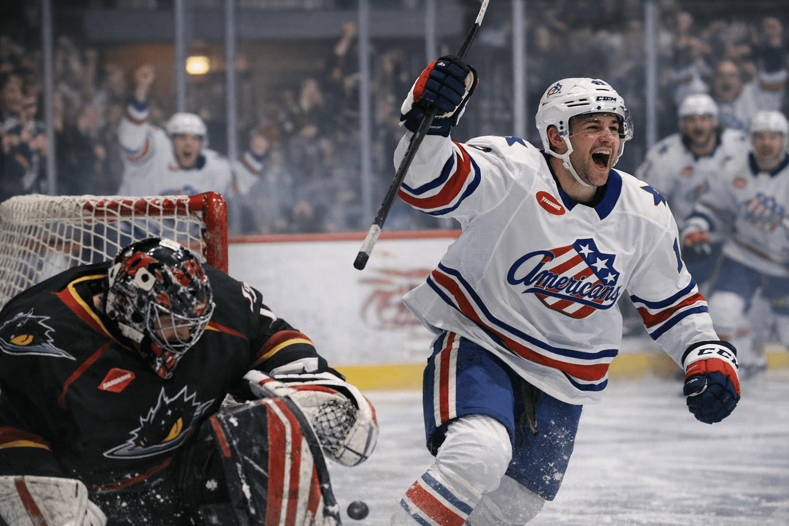 Amerks Edge Monsters in Shootout, Tie for North Division Lead