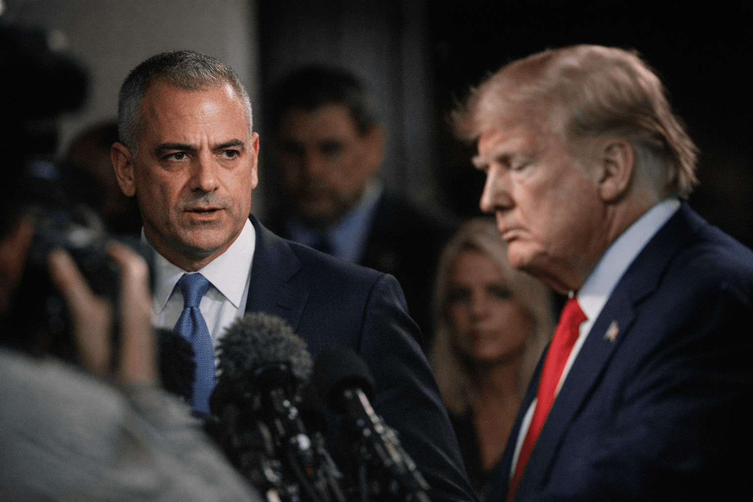 Acting AG Blanche Says Only Trump Knows Why Bondi Was Dismissed