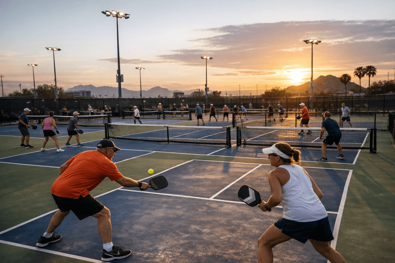 Tempe Doubles Pickleball Courts to 16 at Sports Complex This April