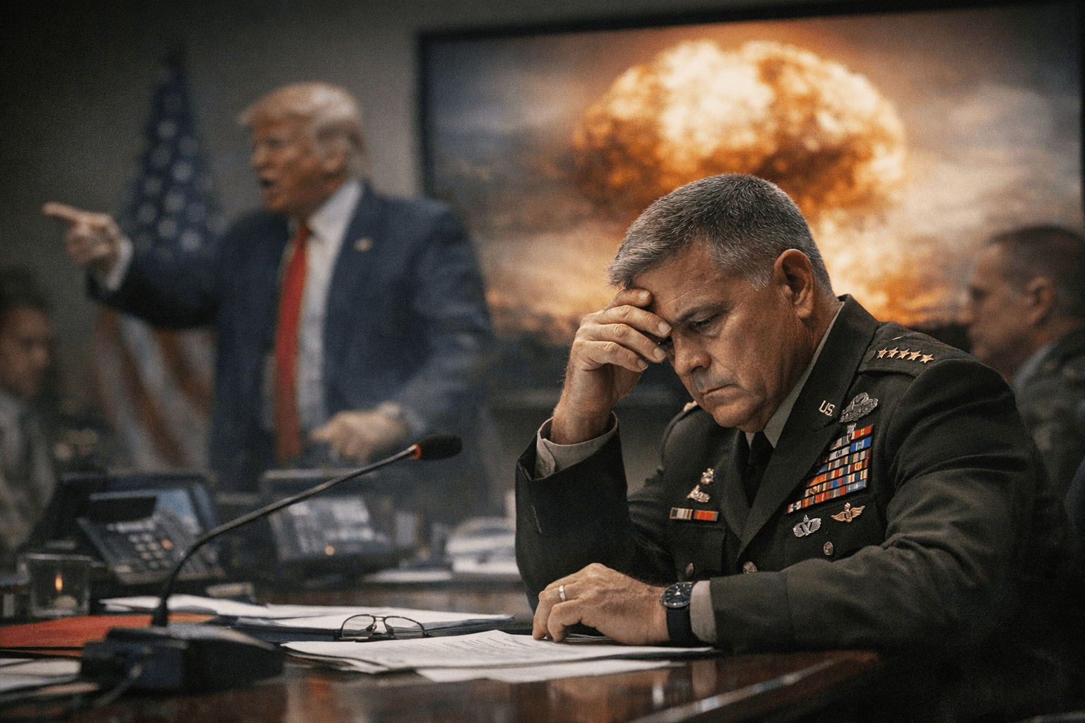 Presidential Apocalyptic Rhetoric Puts Joint Chiefs Chairman in a Difficult Position