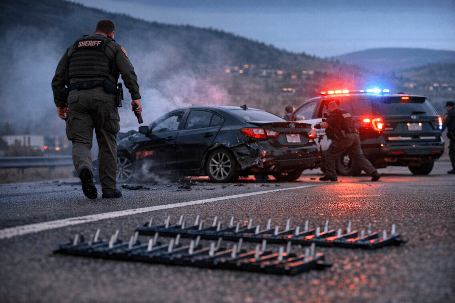 Summit County Deputies Use Spike Strips, PIT Maneuver to End High-Speed Chase