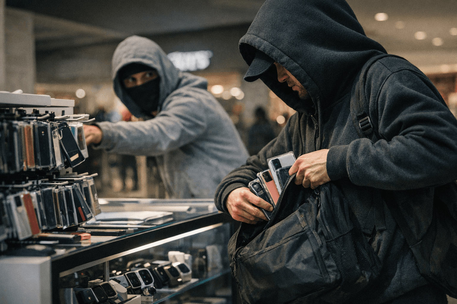 Police Seek Two Suspects in Smith Haven Mall Kiosk Theft
