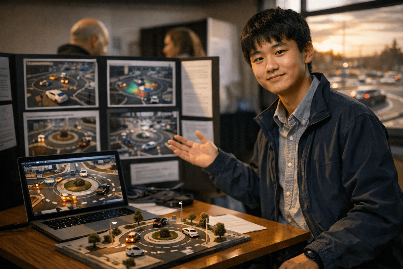 Oxford Sophomore Wins Regional Science Fair With AI Roundabout Safety System