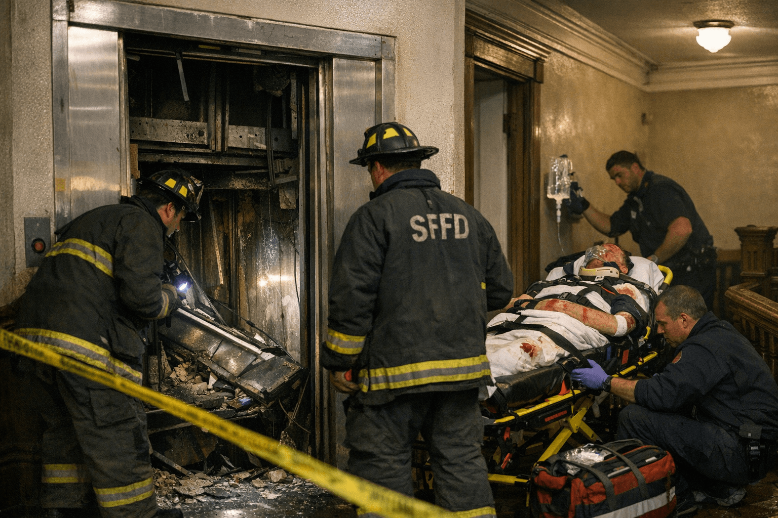 Russian Hill Elevator Plunges Three Stories, Injuring Resident at Century-Old Building