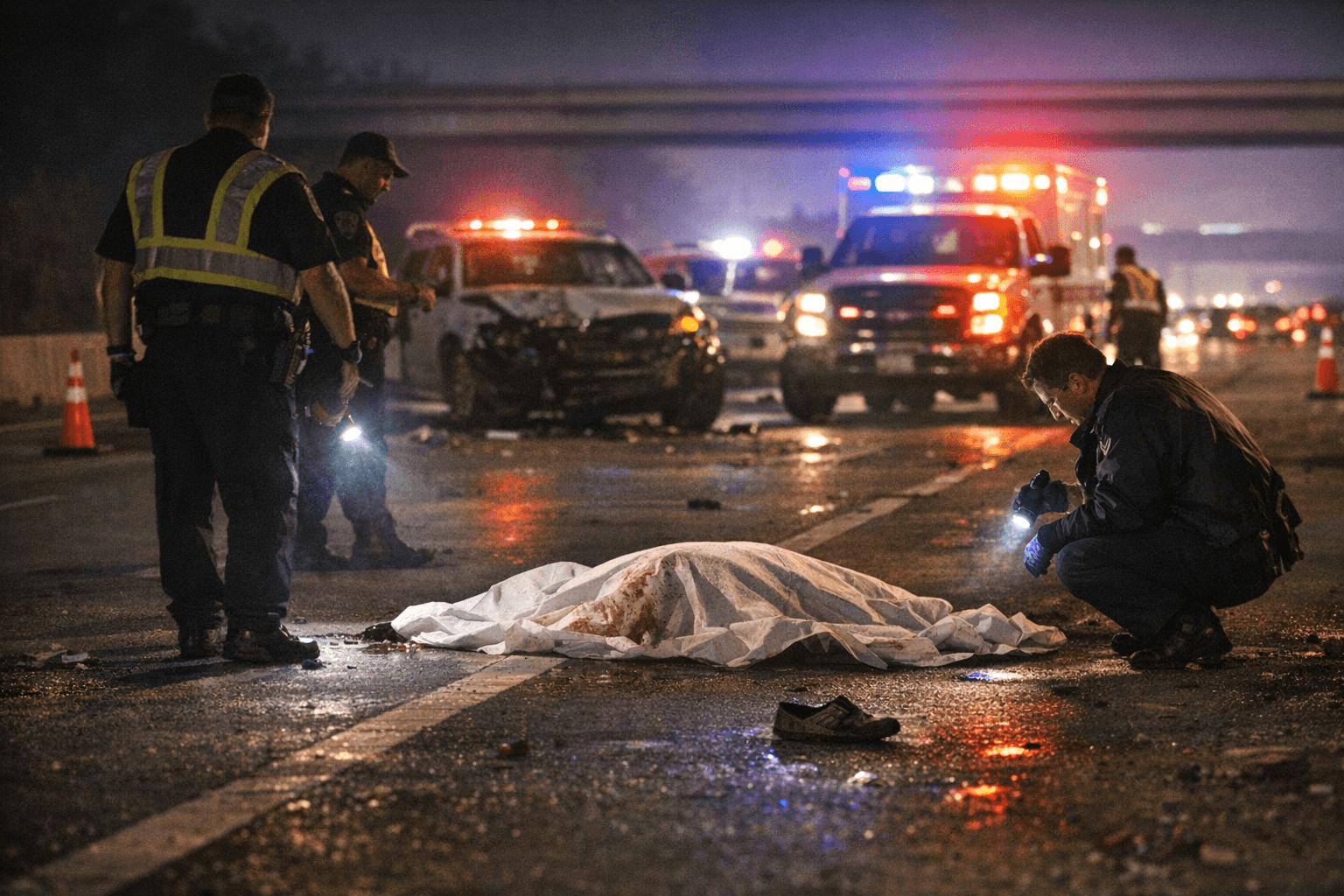 Pedestrian Killed in Multi-Vehicle Hit-and-Run on I-45 Near Spring