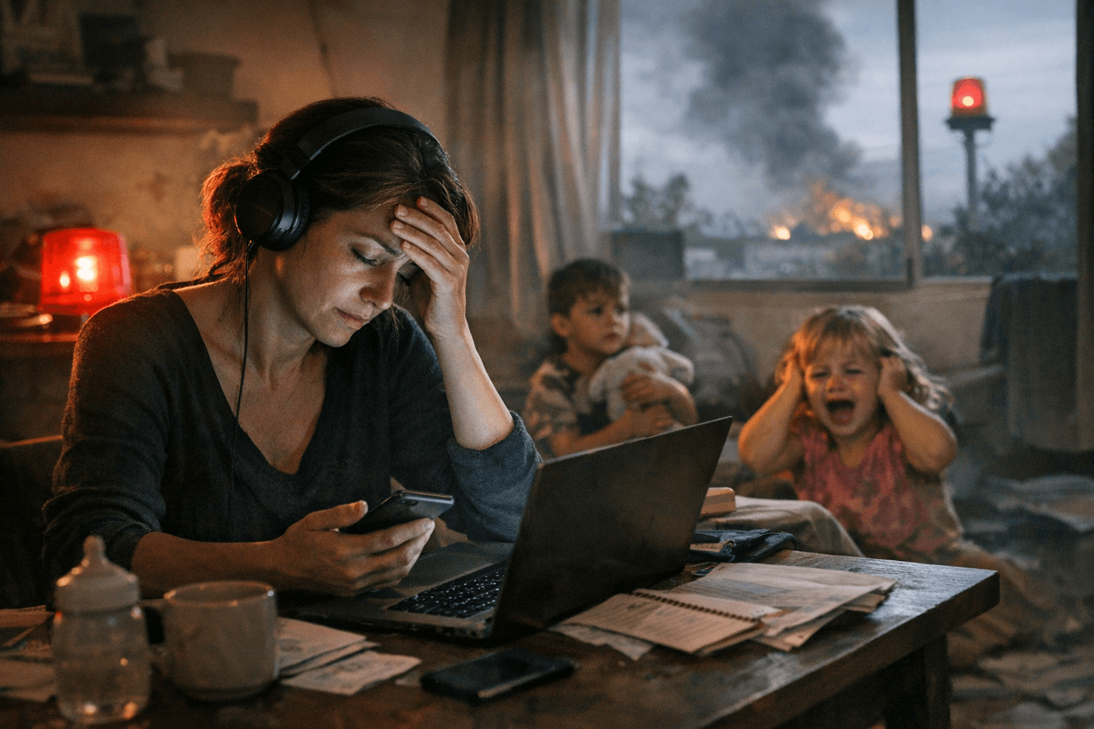 פרדוקס האימהות: עבודה מהבית עוזרת בשגרה אך נכשלת בחירום