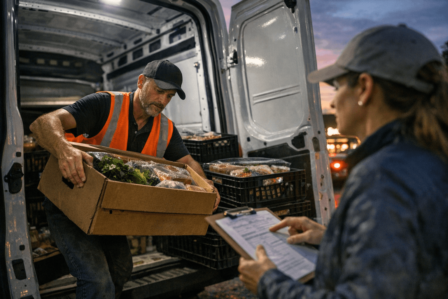 A Simple Gesture Food Recovery Programs Set Key Logistics Guidelines for Drivers and Staff