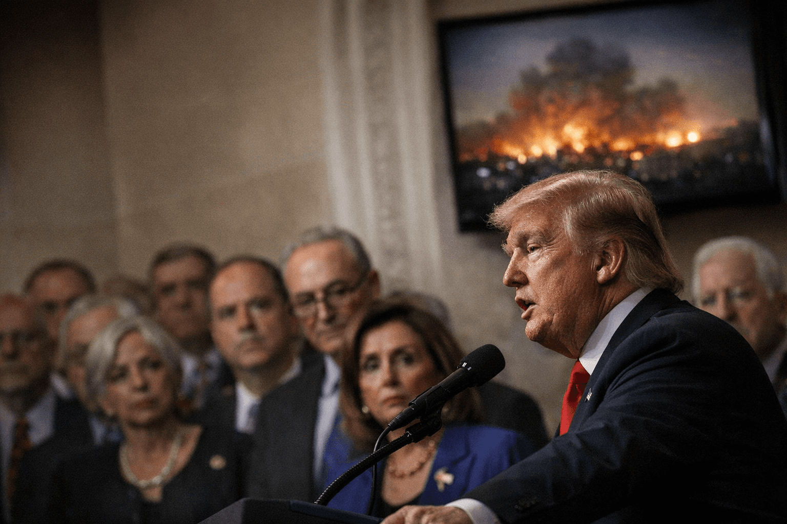 Over 50 Democrats Demand Trump Removal After Chilling Iran Civilization Threat