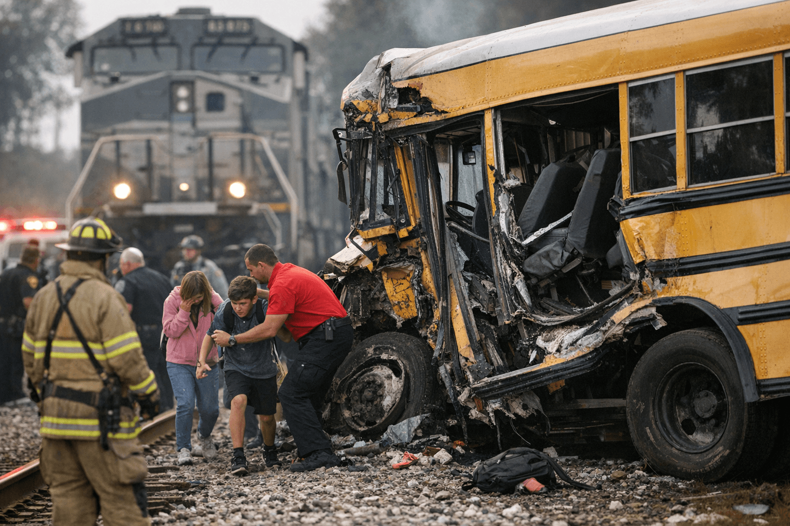 Florida Bus Driver Charged With 29 Felony Counts After Train Strikes Bus