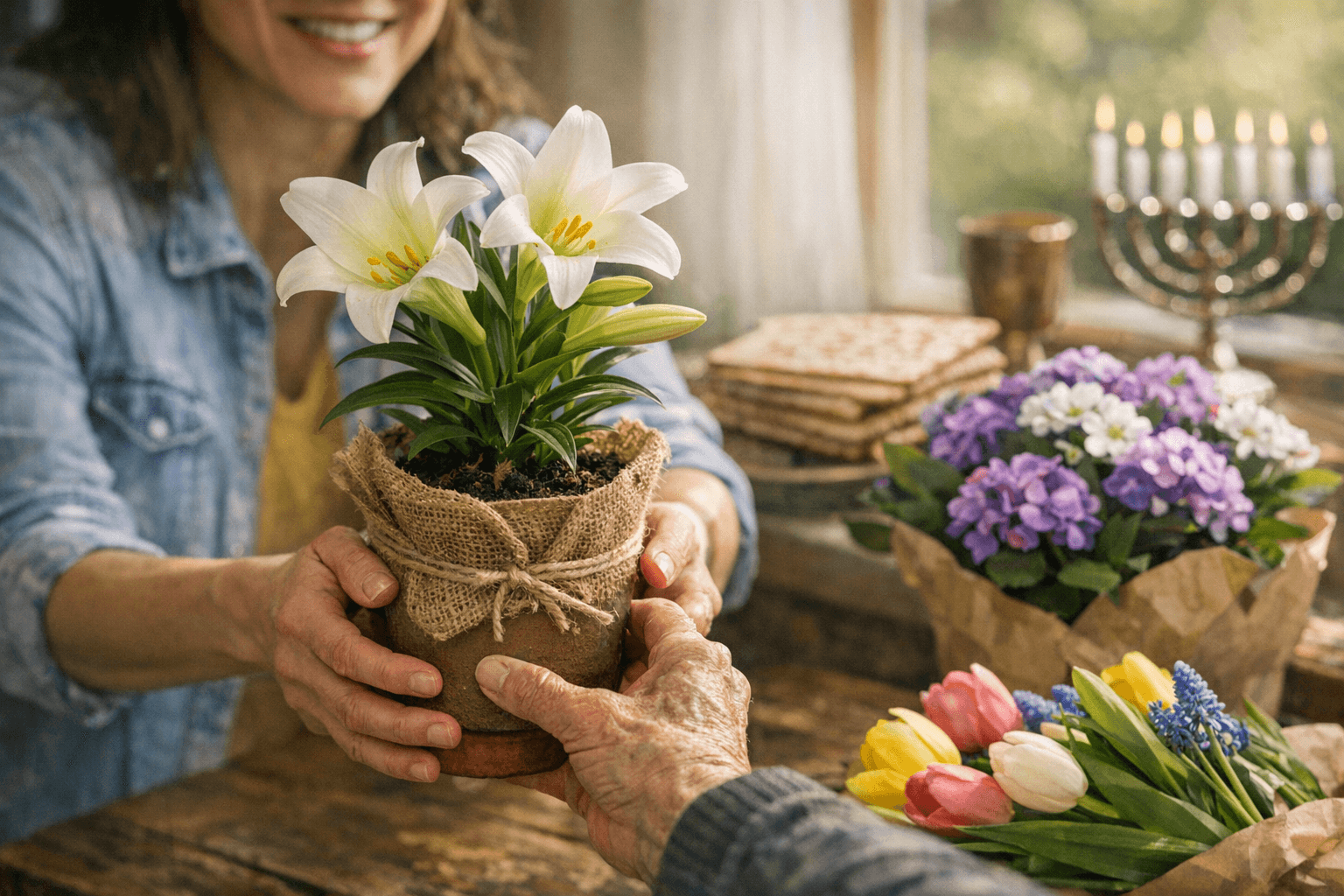 Fresh Flowers and Potted Plants Make Meaningful Easter and Passover Gifts