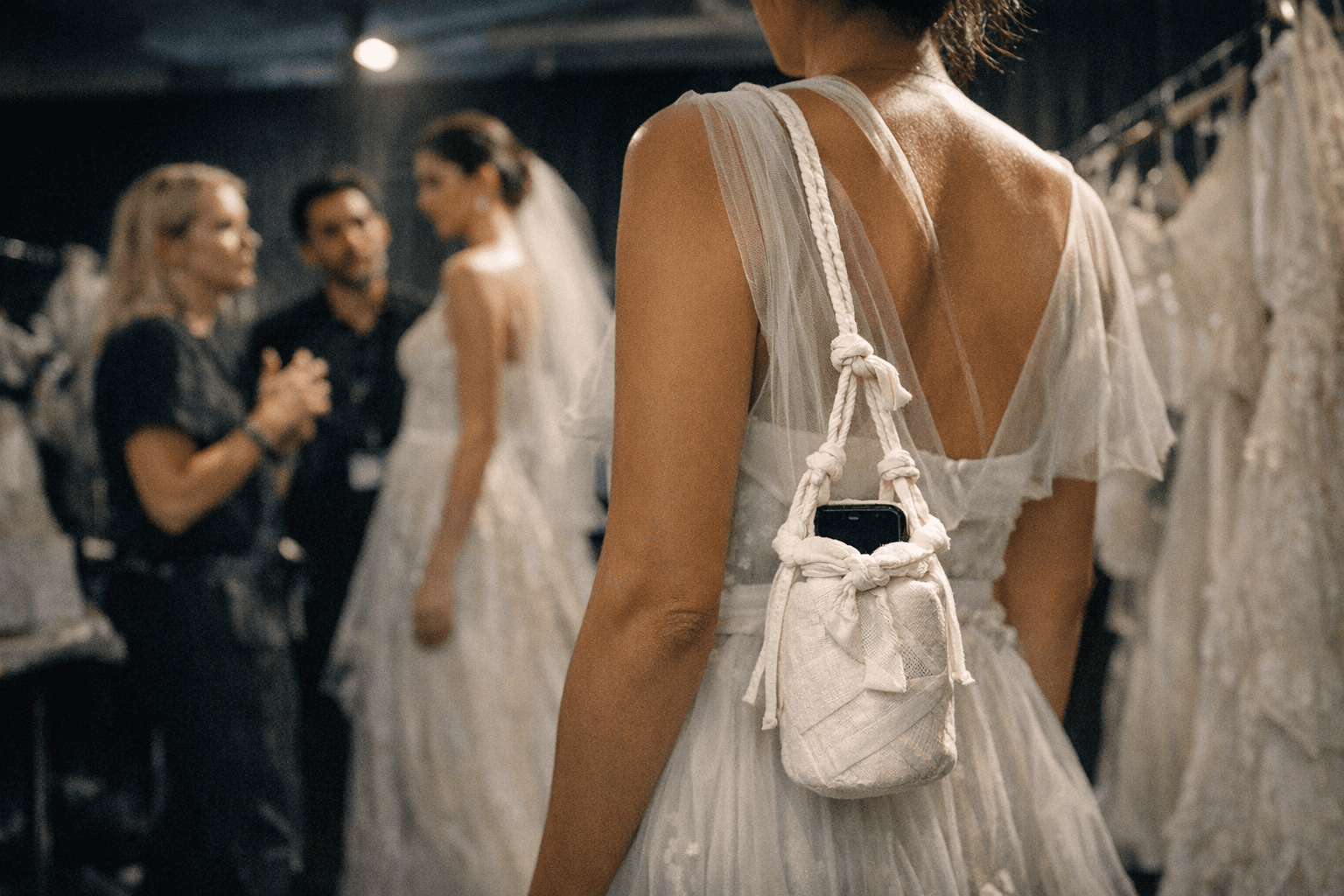OUMA Atelier and Vestige Launch Zero-Waste Lantern Sling at New York Bridal Week