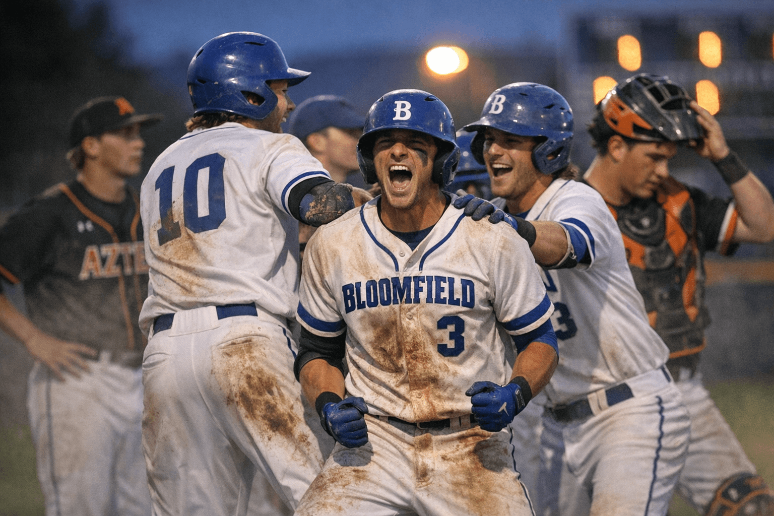 Bloomfield Rallies From Early Deficit, Tops Aztec 14-12 in District Opener