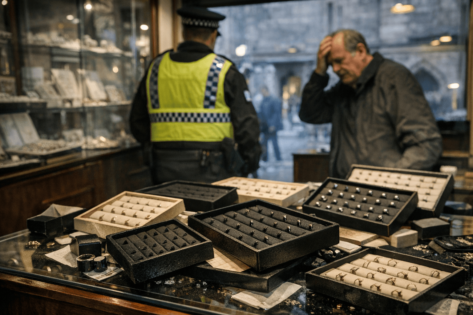 Edinburgh Jewelry Shop Loses 211 Rings Worth Up to £20,000 in Brazen Theft