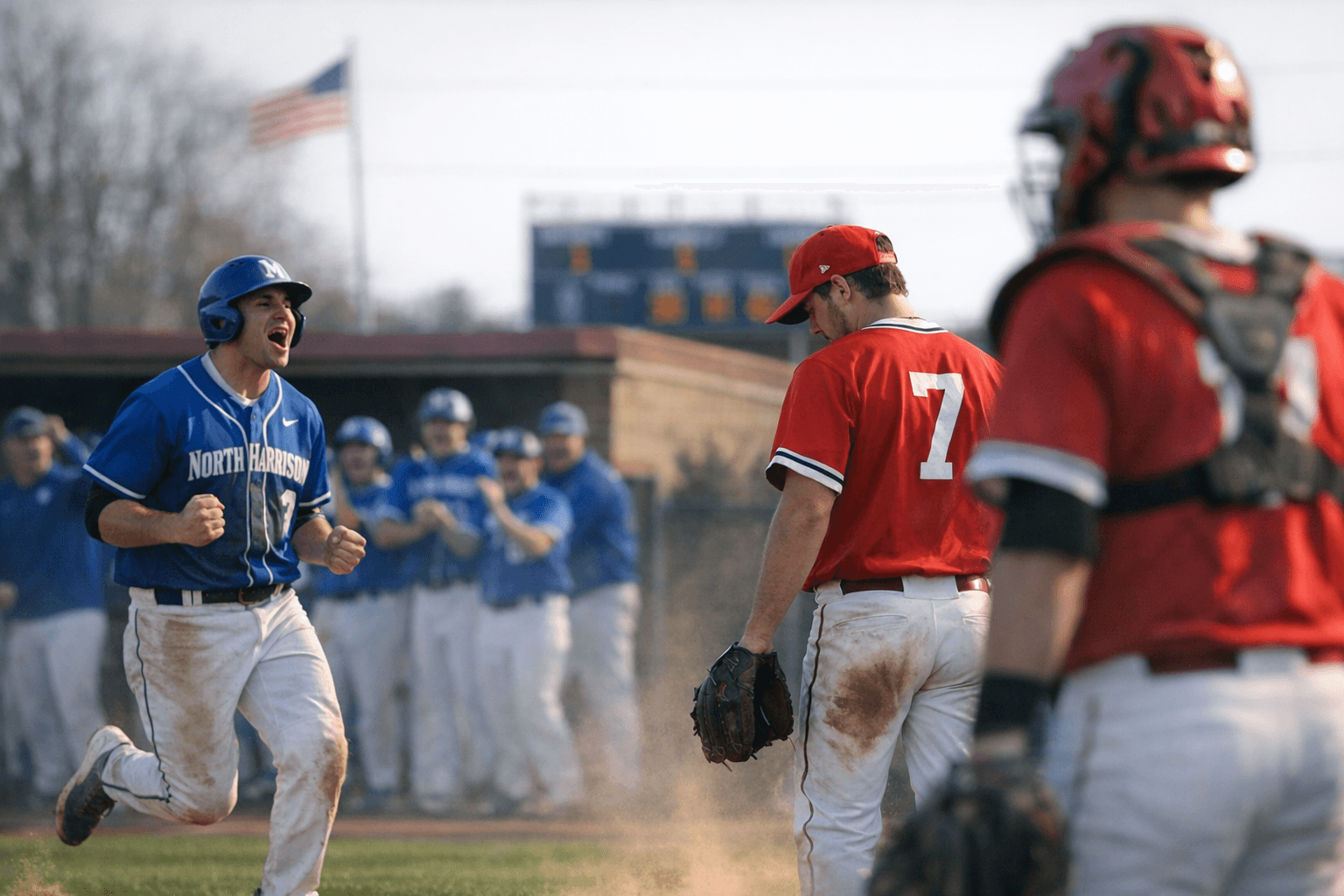 North Harrison Baseball Defeats Tell City Marksmen on April 4