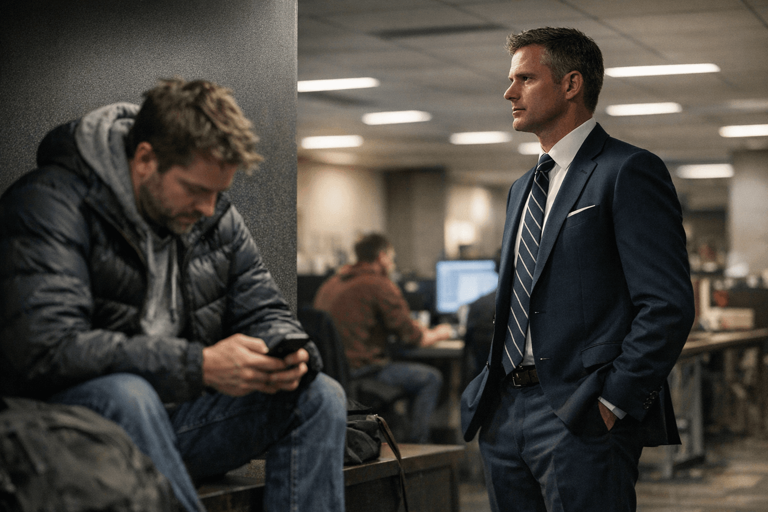 Men are losing their self-respect. Bring back the jacket and tie