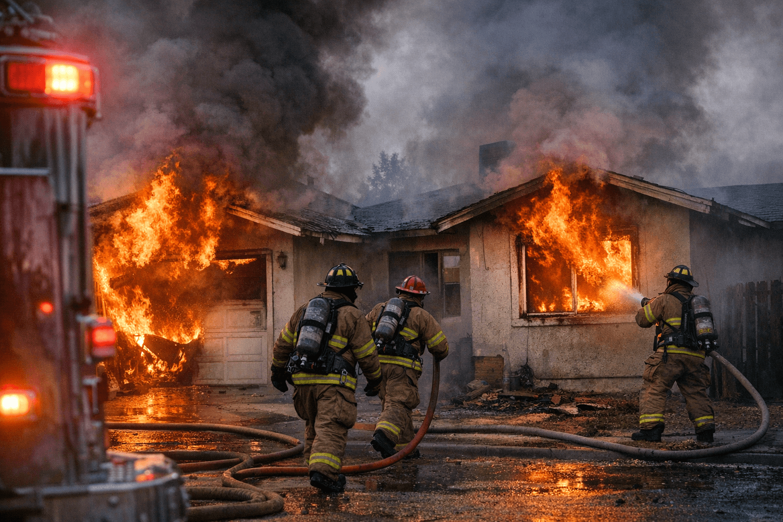 Two Fires Break Out at Unoccupied Southwest Fresno Home Sunday Morning