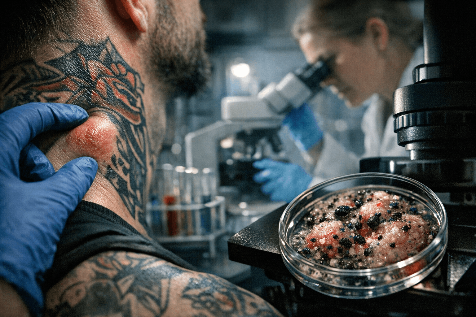 Tattoo Pigments Migrate to Lymph Nodes, Triggering Immune Responses Scientists Are Studying