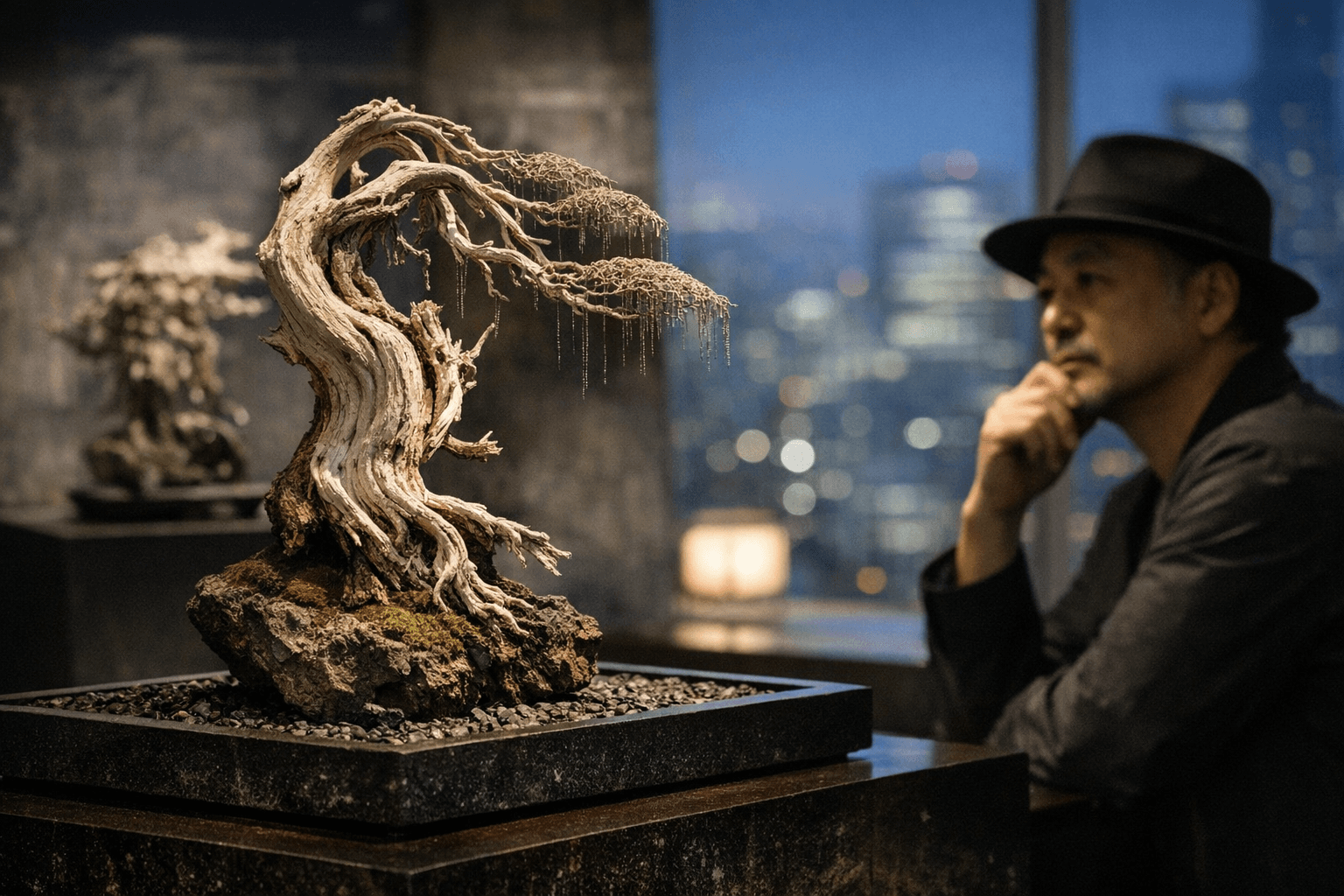 Park Hotel Tokyo Transforms Discarded Bonsai Into Maintenance-Free Sculptural Art
