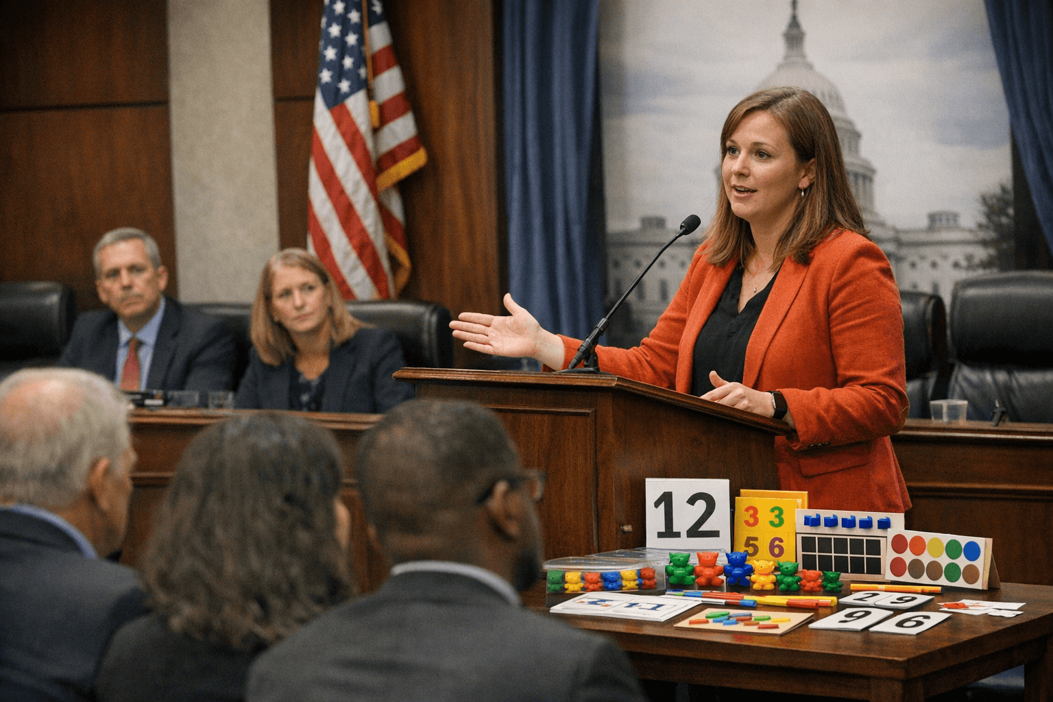 Goochland Pre-K Teacher Presents Math Toolkit at Congressional Briefing