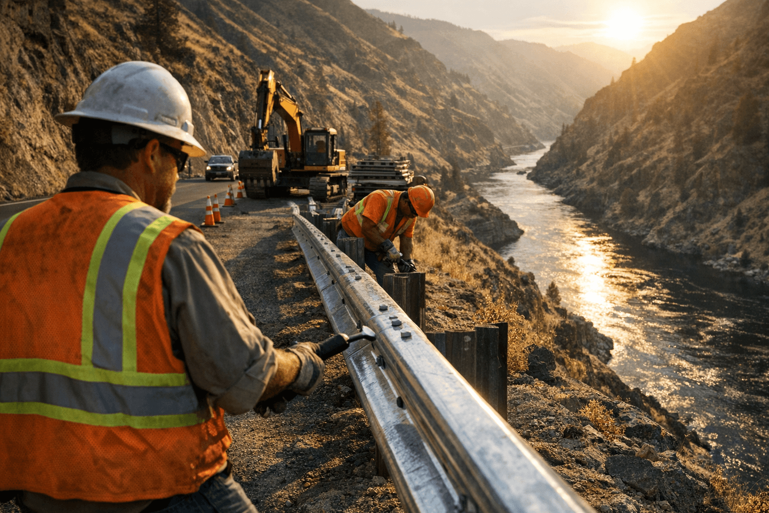 ODOT Begins Final Phase of Highway 86 Guardrail Upgrades Between Baker City and Oxbow