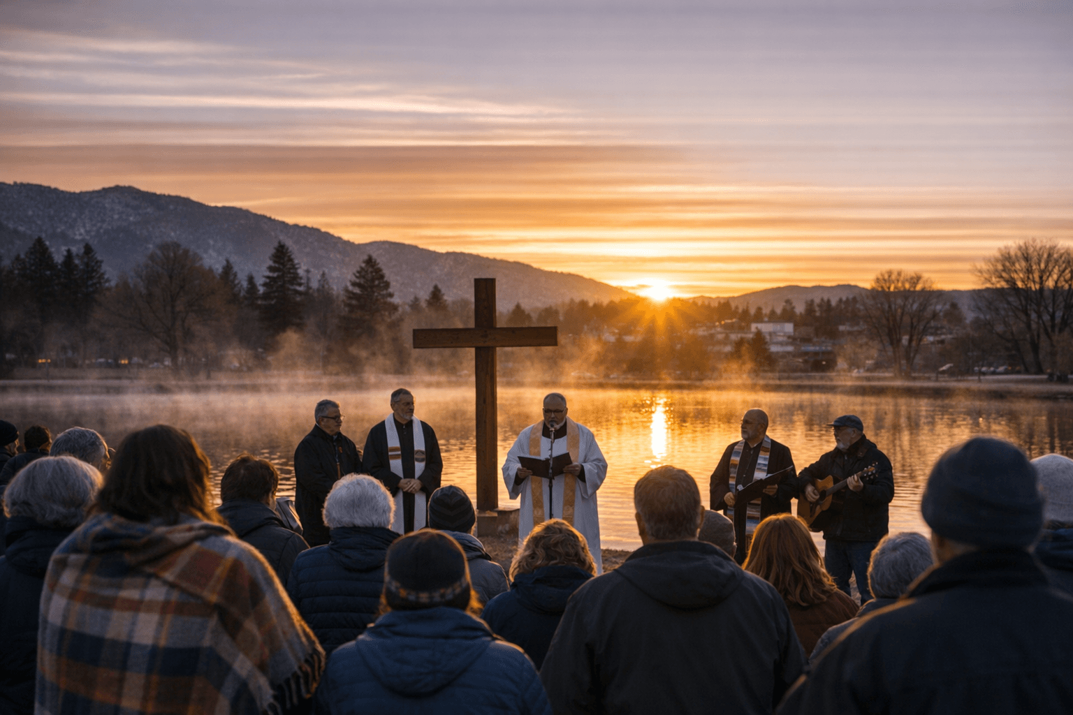Public Invited to Ecumenical Easter Sunrise Service at Ashley Pond Park